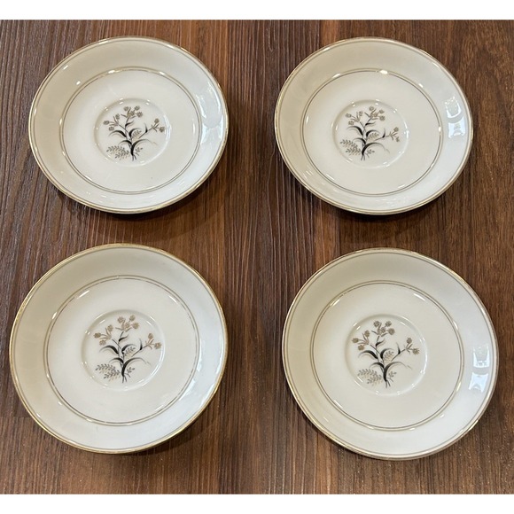 Vintage Noritake China Japan 5521 Winton Floral Pattern Set Of 4 Cup And Saucer - Picture 6 of 10